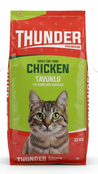 Thunder Tavuklu Yetişkin Kedi Maması 15 kg ürün görseli 1
