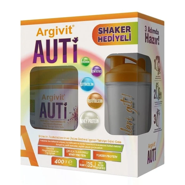 Argivit AUTI 400 GR (Shaker Hediyeli) ürün görseli 1