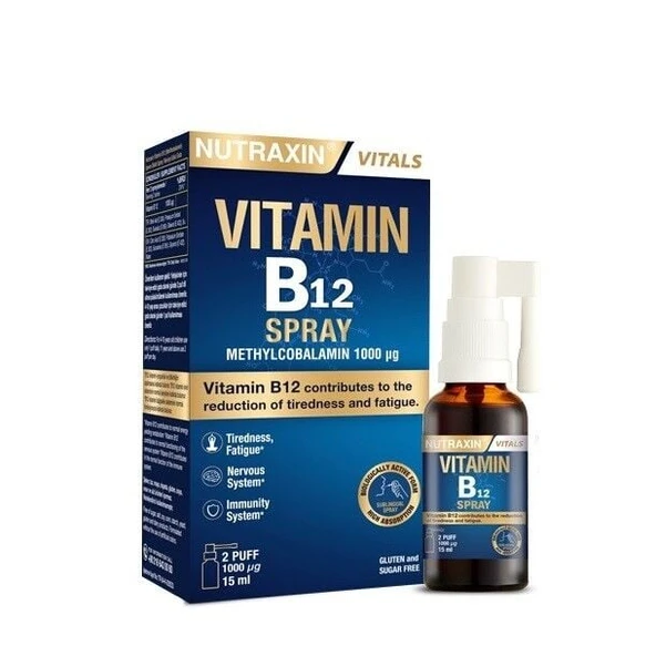 Nutraxin B12 Vitamin Sprey 15 ML ürün görseli 1