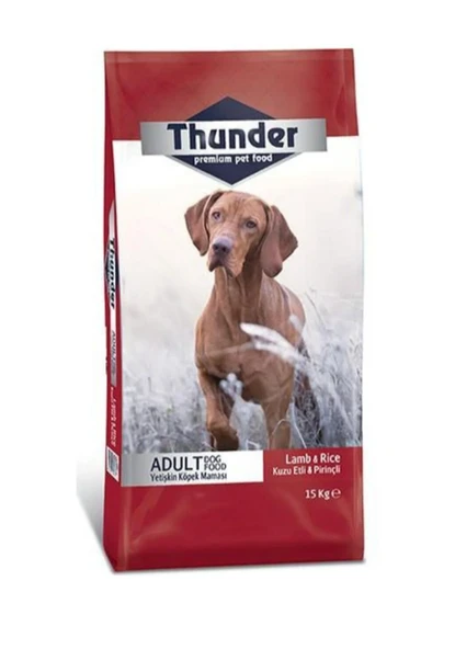 Thunder Kuzu Etli Yetişkin Köpek Maması 15 kg ürün görseli 1