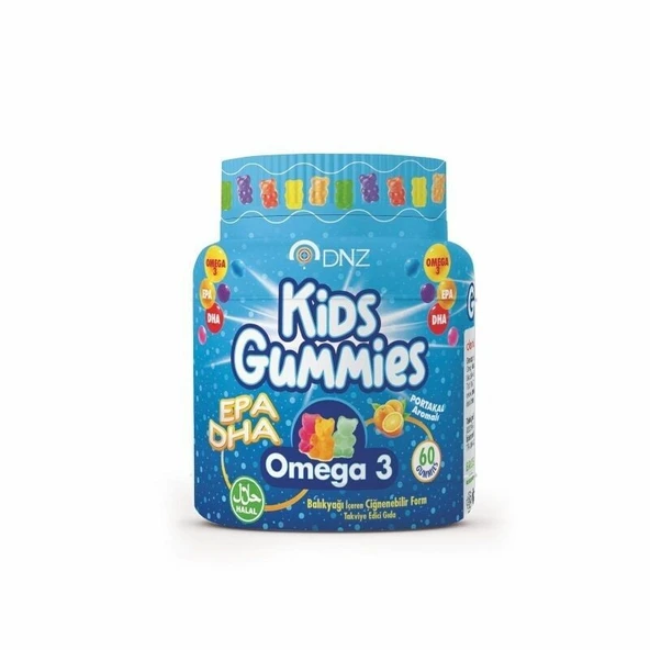 DNZ Gummies Kids Omega 3 60lı ürün görseli 1