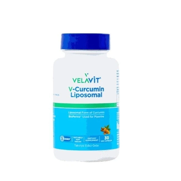 Velavit V-Curcumin Liposomal 30 Kapsül ürün görseli 1