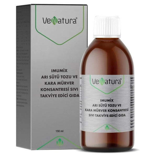 Venatura Imumix Arı Sütü Tozu ve Kara Mürver Sıvı 150ml ürün görseli 1