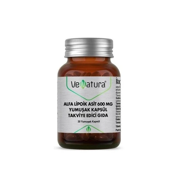 Venatura Alfa Lipoik Asit 600 MG 30 Kapsül ürün görseli 1