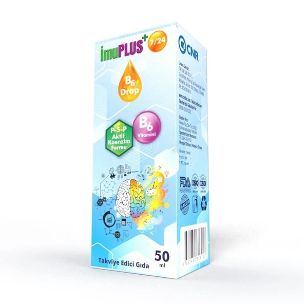 Imuplus 7/24 Vitamin B6 Damla 50 ML ürün görseli 1