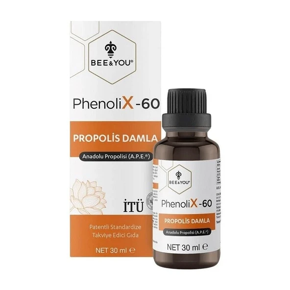 Bee & You PhenoliX-60 Propolis Damla 30ml ürün görseli 1