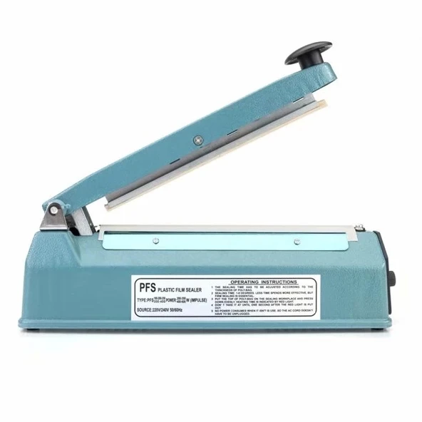 Fs-300 Metal Gövdeli Kullanımı Kolay Poşet Ağzı Kapama Yapıştırma Makinası (30cm) Impulse ürün görseli 1