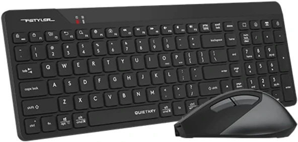 A4TECH A4 TECH FG2400 Q 2.4 GHZ AIR2 SIYAH KLAVYE+MOUSE - Resim 3