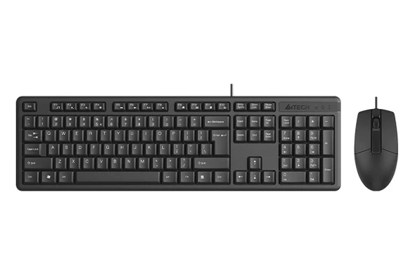 A4TECH A4 TECH KR-3330S Q 2.4 GHZ AIR2 SIYAH KLAVYE+MOUSE ürün görseli 1