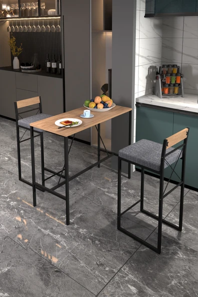 Retodesign Minderli Good Bar Masa Takımı - Resim 2
