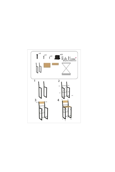 Retodesign Retohome Good Bar Sandalyesi 1652 - Resim 4
