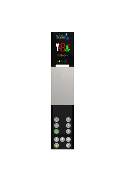 Butkon Asansör Kabin içi Butonu Butkon Sıva üstü (0-4) 5 Durak Truva ( 1000x200 mm ) ürün görseli 1