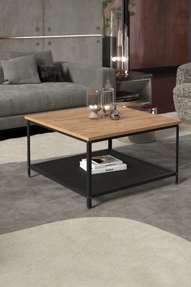 Retodesign Kare Orta Sehpa 70cm 1054 - Resim 2