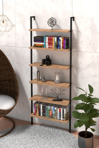 Retodesign Duvara Monte 6 Katlı Raf , Duvar Rafı - Kitaplık 2603 ürün görseli 1