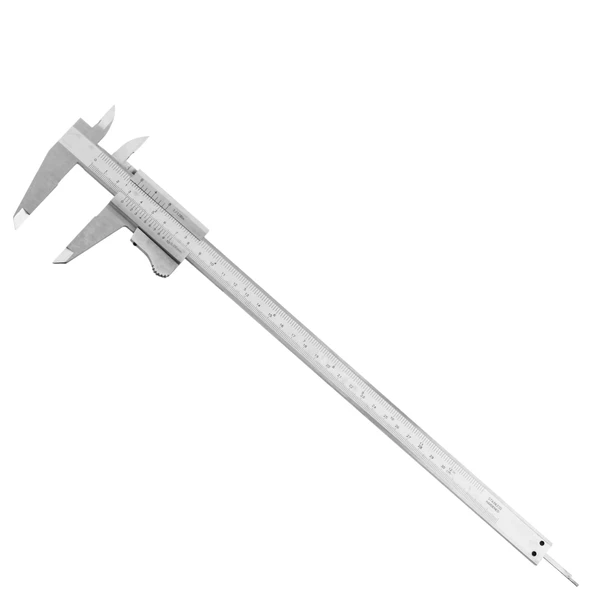 (0.05 Hassasiyet) 300 mm Kilitli Mekanik Kumpas Monoblok Metal Gövde İç Dış Derinlik Ölçüm Aleti ürün görseli 1