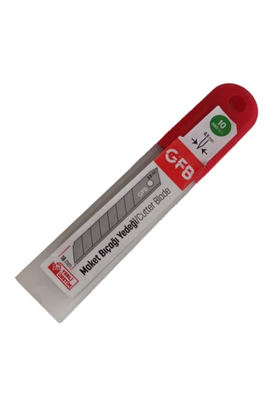 GFB Maket Bıçağı Yedek Uç 10 Adet Kalınlık 18 mm ürün görseli 1
