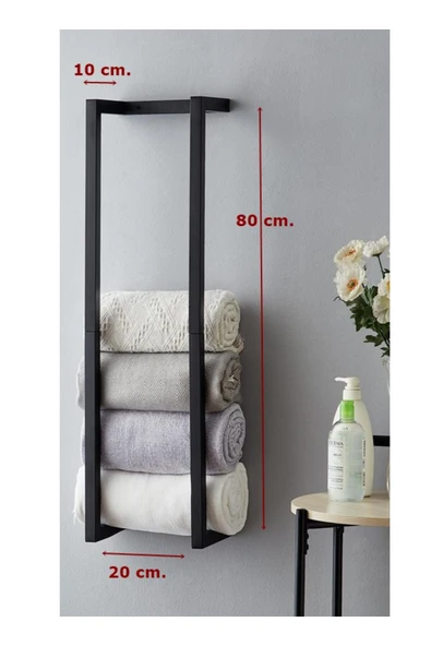 Retodesign Banyo Havlu Rafı - Resim 3