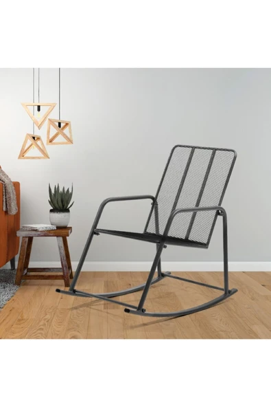 RETODİZAYN Retodesign Metal Sallanan Sandalye/ Bebek Emzirme Koltuğu/baba Koltuğu 5085 ürün görseli 1