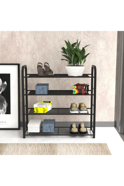 Retodesign Retohome Metal 4 Katlı Ayakkabılık Ve Çok Amaçlı Raf 2321 ürün görseli 1