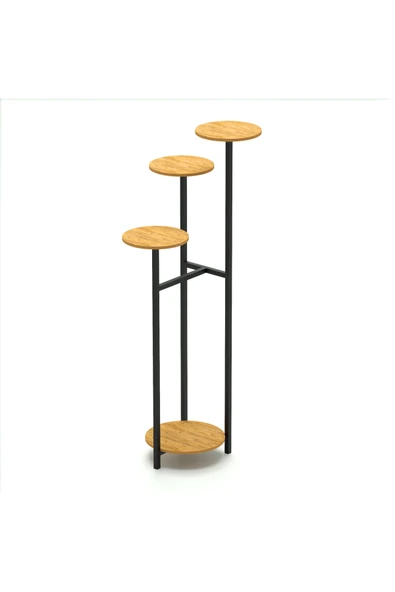 Retodesign 4 Yuvarlak Raflı Çiçeklik 1480 - Resim 6