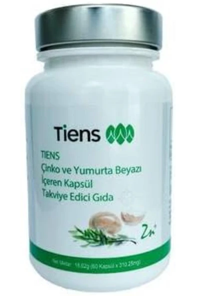 STOREMAX genel TIENS Çinko ve Yumurta Beyazı İçeren Kapsül Takviye Edici Gıda 1175735 ürün görseli 1