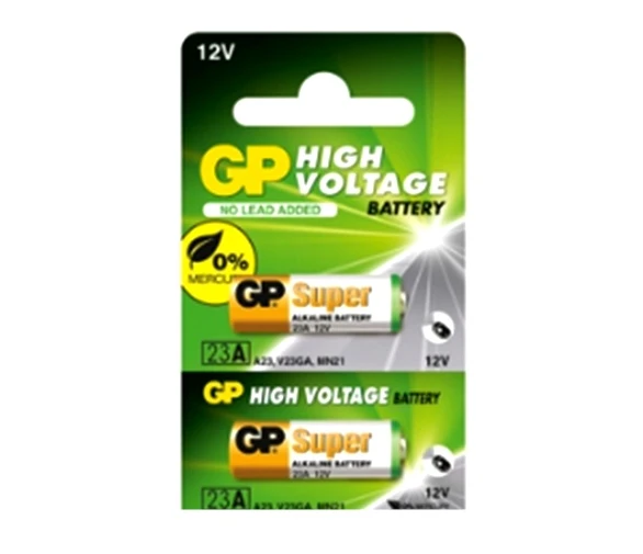 Gp Alkalin Pil 23A Küçük - 2 adet ürün görseli 1