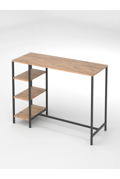 Retodesign RETODESİGN ÇAM 120/45 RAFLI BAR MASASI 2058A ürün görseli 1