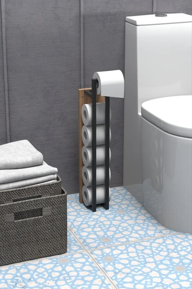 Retodesign Wc Kağıtlık / Wc Kağıt Rafı 1874 - Resim 4