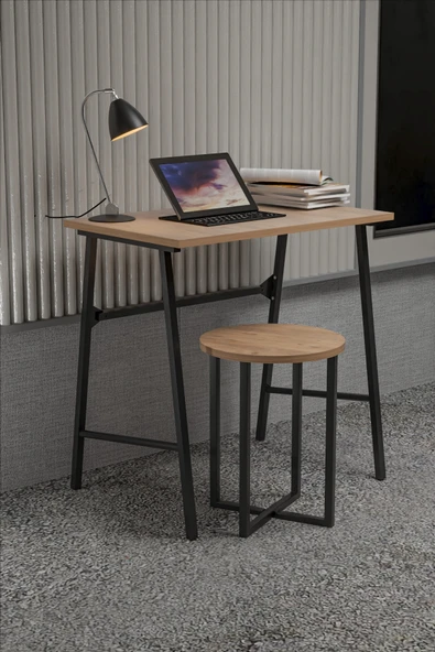 Retodesign 45/72 Çalışma Masası ve Taburesi Takım Genel Amaçlı Masa ve Tabure 1120 ürün görseli 1
