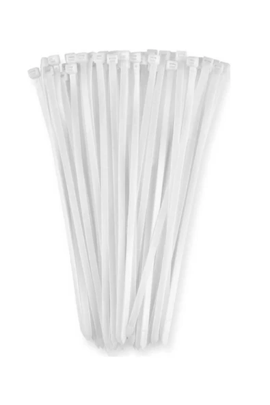 Pemsan Klips Kablo Bağı 3.6x300 BEYAZ (100lü Paket) Kablo Cırdı ürün görseli 1
