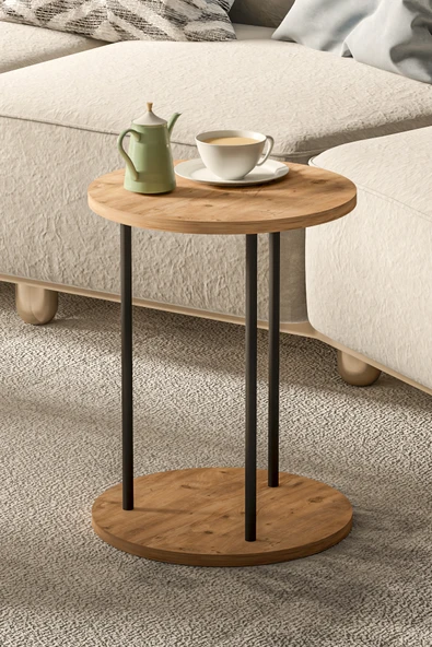 Retodesign YUVARLAK ÇAM C SEHPA 1610 ürün görseli 1