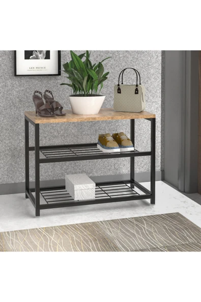 Retodesign Ayakkabılık Ve Çok Amaçlı Raf - Resim 2