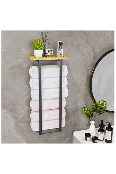 Retodesign Havlu Rafı .Banyo Rafı ürün görseli 1