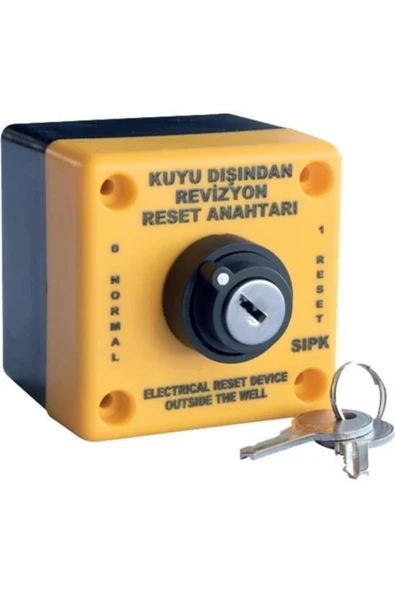 tekem KUYU DIŞINDAN REVİZYON KUTULU RESET ANAHTARI ürün görseli 1