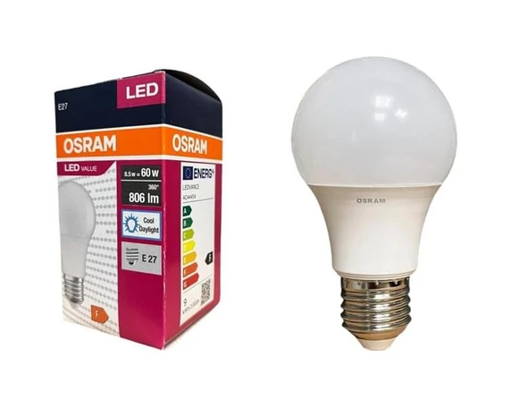 Osram 8.5w Led Ampul 6500k Beyaz E27 ürün görseli 1