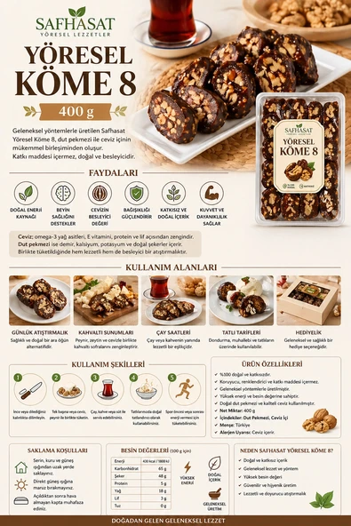 Safhasat Yöresel Köme 400 g ürün görseli 1