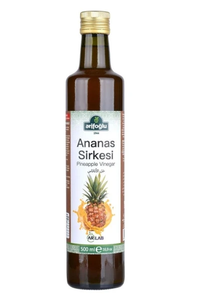 Arifoğlu Ananas Sirkesi 500ml Doğal Fermantasyon ürün görseli 1
