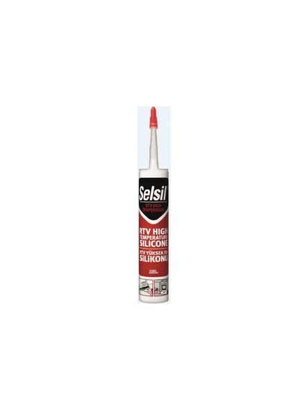 Selsil Isıya dayanıklı Silikon Kırmızı 310 Ml (285c) ürün görseli 1