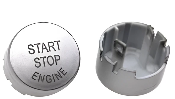 Bmw F10 F07 F06 F11 F12 F13 F01 LCI Start Stop Düğme Kapağı Gümüş 61319153831G ürün görseli 1