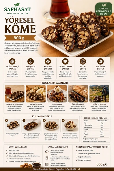Safhasat Yöresel Köme 800 g ürün görseli 1