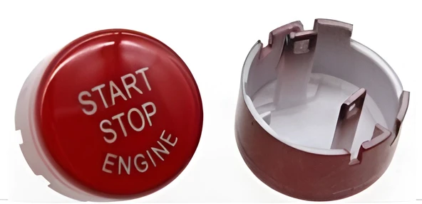 Bmw F10 F07 F06 F11 F12 F13 F01 LCI Start Stop Düğme Kapağı Kırmızı  61319153831K ürün görseli 1