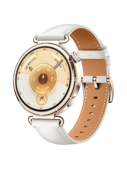 Huawei Watch GT6 41MM Beyaz Deri - Resim 3