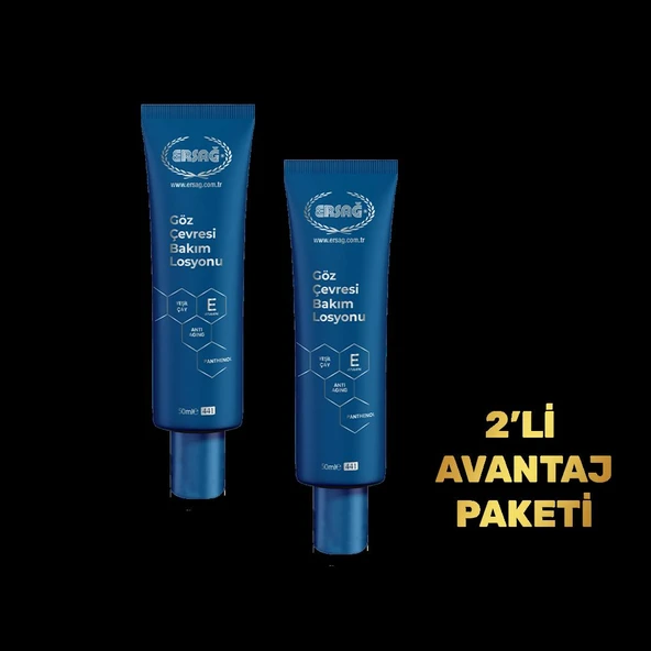 2'li GÖZ ÇEVRESİ BAKIM LOSYONU 50 ML (YENİ AMBALAJIYLA) ürün görseli 1