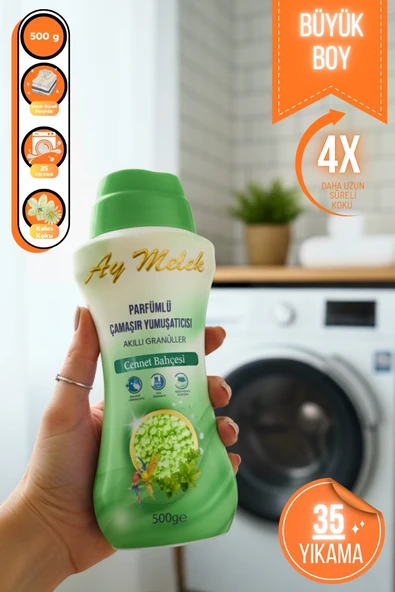 Çamaşır Parfümü 500gr Granül Parçacıklı Çamaşır Yumuşatıcısı (Cennet Bahçesi) ürün görseli 1