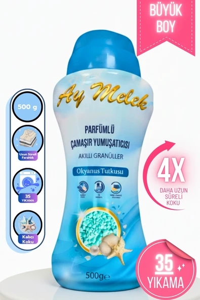 Çamaşır Parfümü 500 gr Çamaşır Yumuşatıcısı Granül Parçacıklı (Okyanus Esintisi) ürün görseli 1