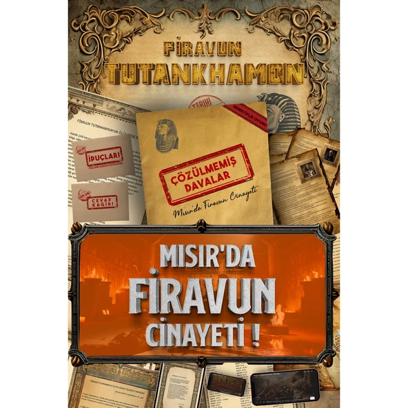 Dedektif Oyunu Firavun Suikast Cinayet Çözme Oyunu Katili Bulma Oyunu Dedektiflik Oyunu Dava Dosyası ürün görseli 1
