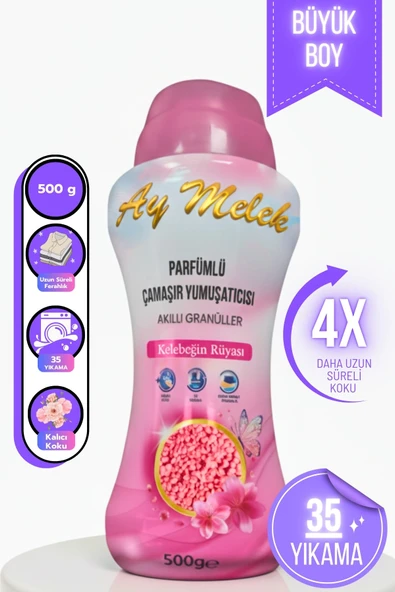 Çamaşır Parfümü 500gr Granül Parçacıklı Çamaşır Yumuşatıcısı (Kelebeğin Rüyası) ürün görseli 1