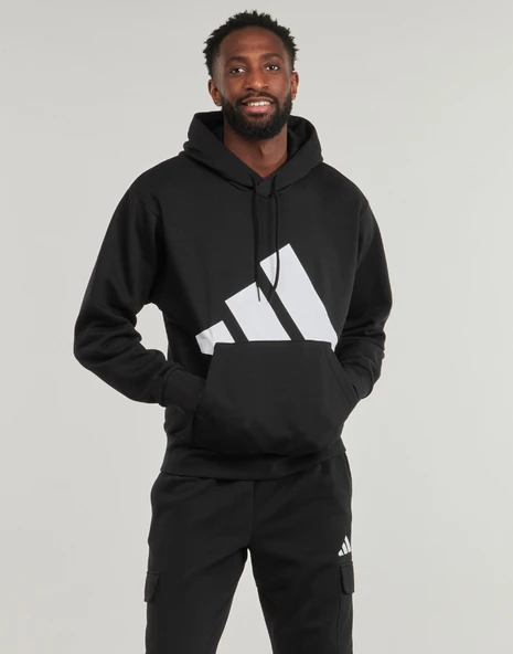Adidas M Bl Fl Hd Erkek Sweatshirt Siyah IN6159 ürün görseli 1