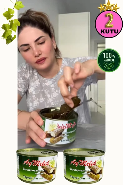 Yaprak Sarma (2 KUTU) Yerli Üretim 400 gr Doğal Besin Deposu Hazır Yemek ürün görseli 1