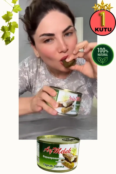 Yaprak Sarma (1 Kutu) Yerli Üretim 400 Gr Doğal Besin Deposu Hazır Yemek ürün görseli 1